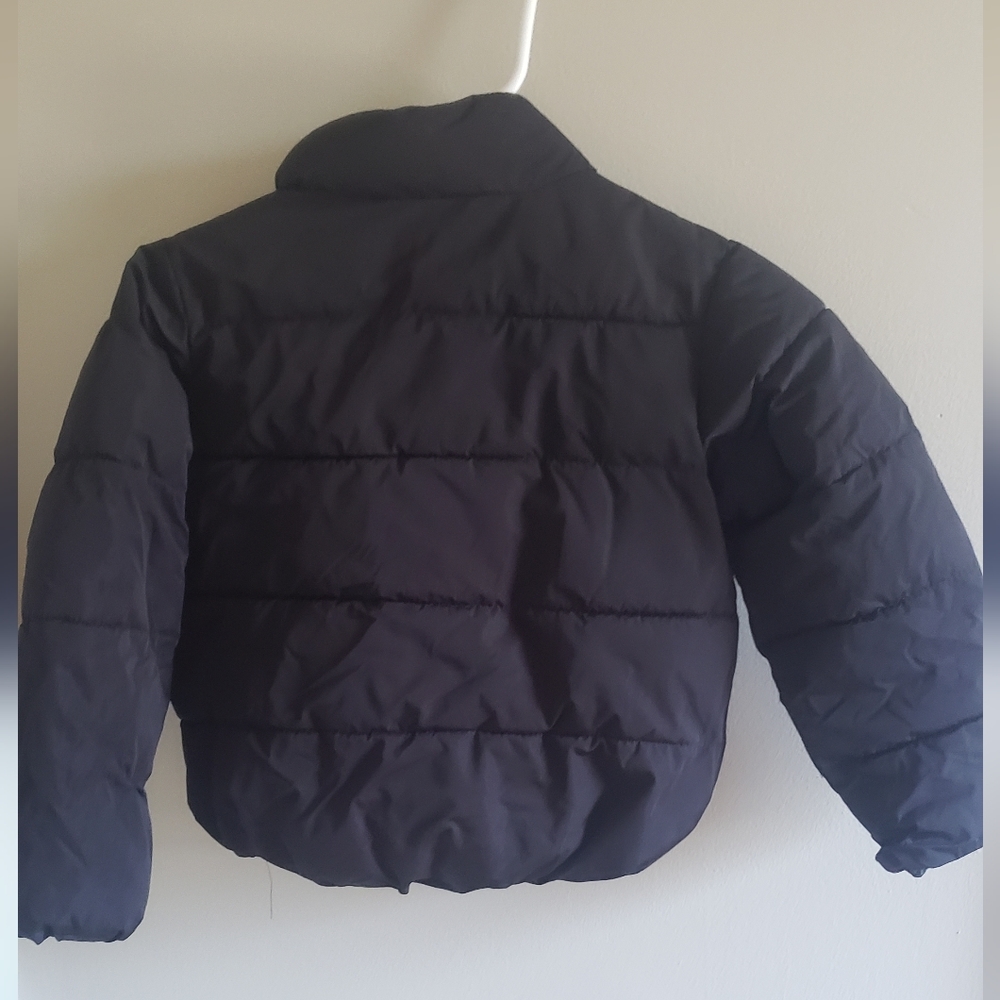 Girls black puffer jacket
